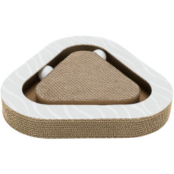 Griffoir carton balles catnip 36x5x36/36 cm gris de Trixie - Produit pour animaux dans Griffoirs pour chats