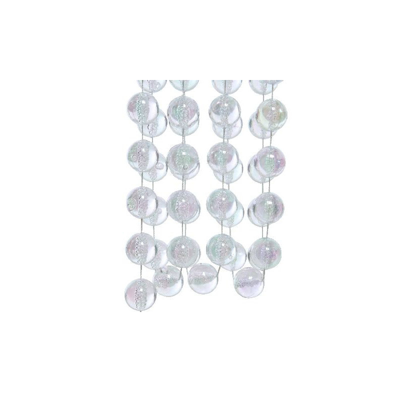 Guirlande de perles xxl transparent deco noël de Déco de Noël - Jardinerie Bordeaux et Libourne dans Guirlande pour sapin de ...