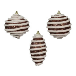 Boule de mousse espresso d8cm deco noël de Déco de Noël - Jardinerie Bordeaux et Libourne dans Boule pour sapin de Noël