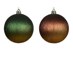 Boule incassable 2 coloris ass d8cm deco noël de Déco de Noël - Jardinerie Bordeaux et Libourne dans Boule pour sapin de Noël