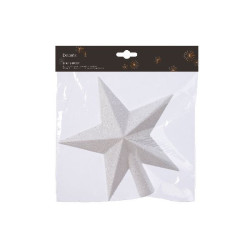 Cimier incassable paillettes blanc/irise h19 de Déco de Noël - Jardinerie Bordeaux et Libourne dans 🎄Déco de sapin