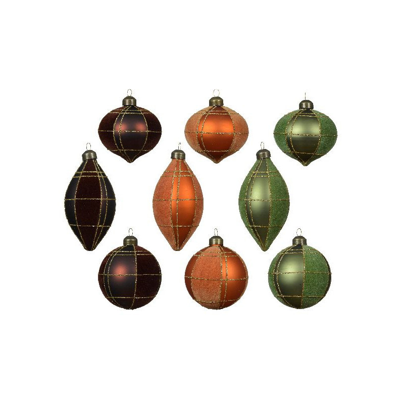 Boule en verre lignes paillette or 3 coloris d8 de Déco de Noël - Jardinerie Bordeaux et Libourne dans Boule pour sapin de Noël