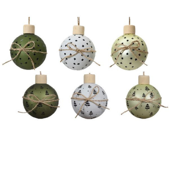 Boule en verre a/etoile. sapin 3 coloris ass d8 de Déco de Noël - Jardinerie Bordeaux et Libourne dans Boule pour sapin de Noël