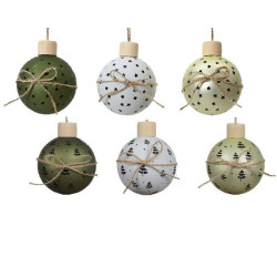 Boule en verre a/etoile. sapin 3 coloris ass d8 de Déco de Noël - Jardinerie Bordeaux et Libourne dans Boule pour sapin de Noël
