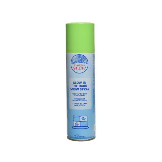 Bombe de neige blanche phosphorescente 150ml de Déco de Noël - Jardinerie Bordeaux et Libourne dans ⛄Neige