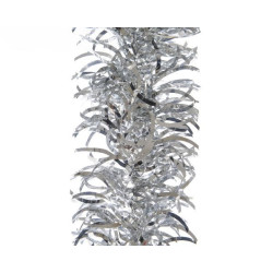 Guirlande en argent d10 h2.70m deco noël de Déco de Noël - Jardinerie Bordeaux et Libourne dans Guirlande pour sapin de Noël