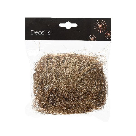 Cheveux d'ange brun noix de pecan deco noël de Déco de Noël - Jardinerie Bordeaux et Libourne dans 🎄Déco de sapin