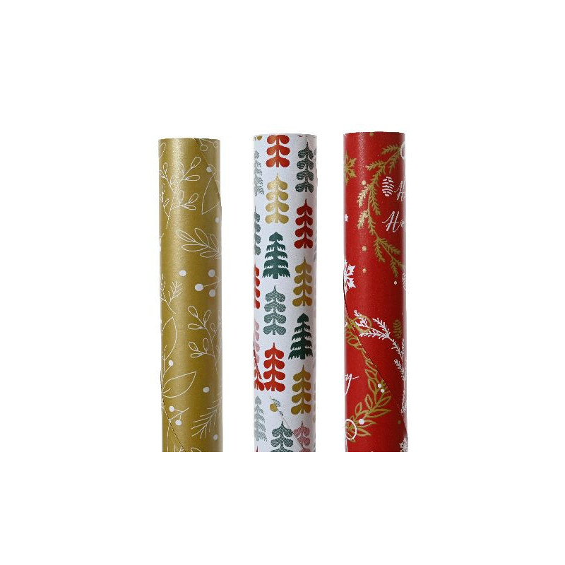 Papier cadeau de 2m deco noël de Déco de Noël - Jardinerie Bordeaux et Libourne dans Emballages pour Noël