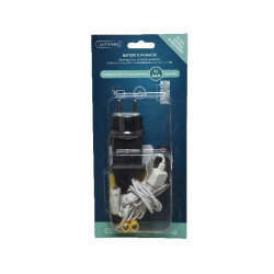 Adaptateur 3m 9 batteries noir/blanc 3xaaa noël de Déco de Noël - Jardinerie Bordeaux et Libourne dans 🎄Déco de sapin