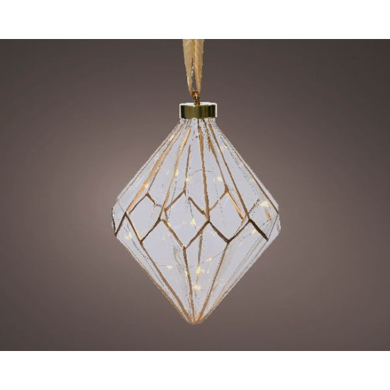 Diamant avec led 15l couleur blanc chaud de Déco de Noël - Jardinerie Bordeaux et Libourne dans 💡Guirlande et déco électrique