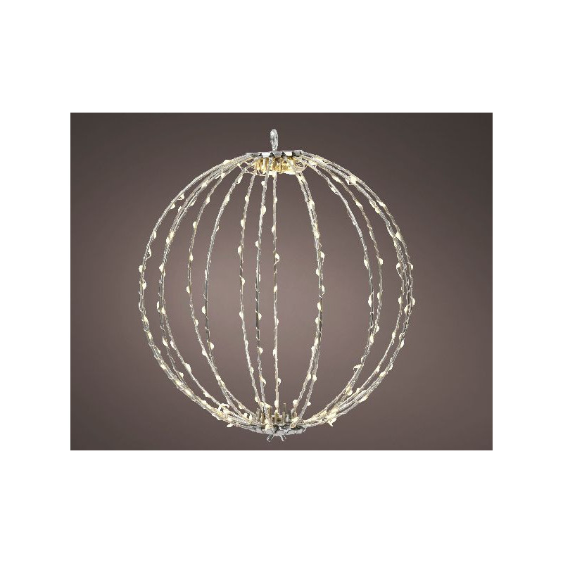 Boule microled d38 couleur blanc 240l de Déco de Noël - Jardinerie Bordeaux et Libourne dans 💡Guirlande et déco électrique