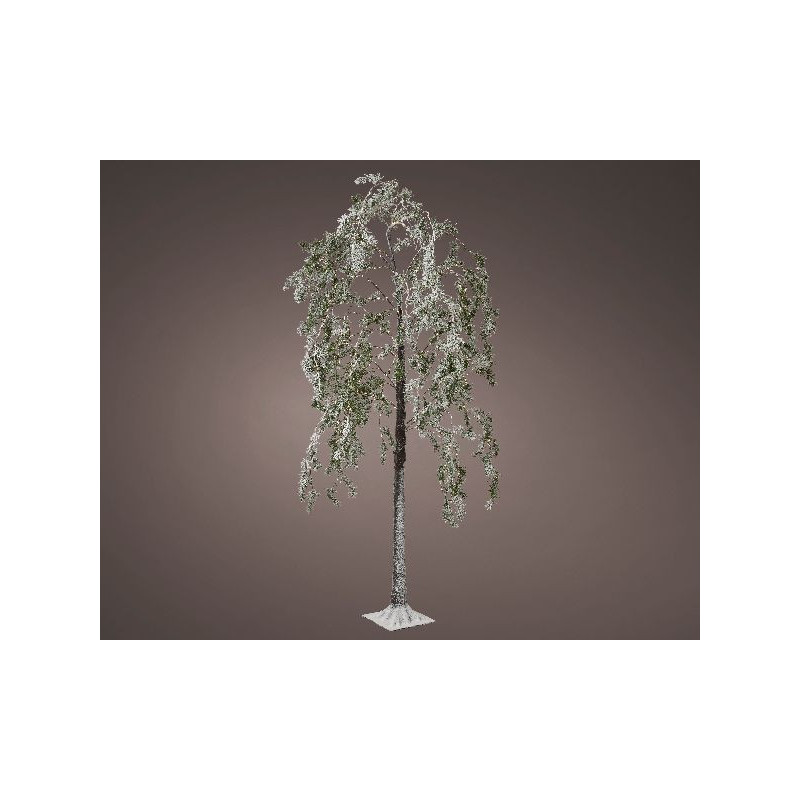 Sapin mircroled en pvc ext 150cm 360l blanc.c de Déco de Noël - Jardinerie Bordeaux et Libourne dans 💡Guirlande et déco élect...