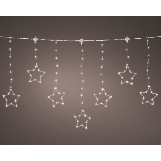 Rideau lumin 8 fonctions argent et blanc 156l de Déco de Noël - Jardinerie Bordeaux et Libourne dans 🎄Déco de sapin