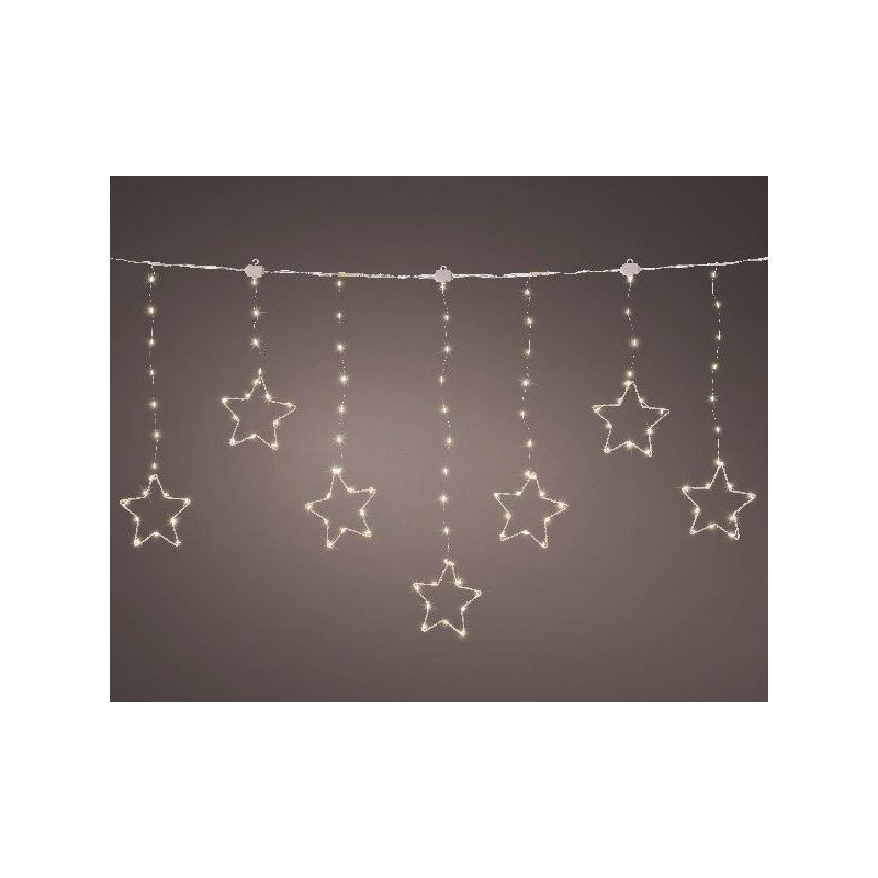 Rideau lumin 8 fonctions argent et blanc 156l de Déco de Noël - Jardinerie Bordeaux et Libourne dans 🎄Déco de sapin