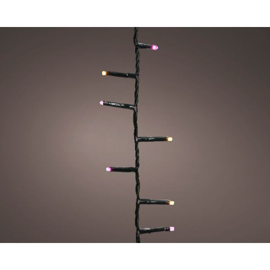 Guirlande microled compact 500l rose/blanc de Déco de Noël - Jardinerie Bordeaux et Libourne dans 💡Guirlande et déco électrique