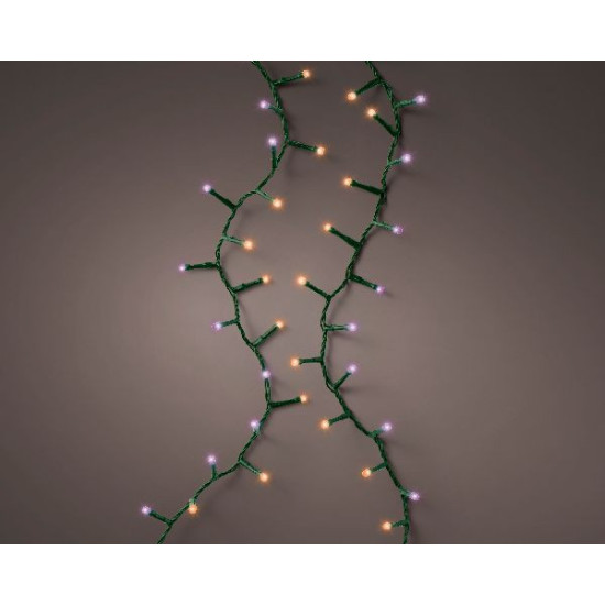 Guirlande microled compact 500l violet/or de Déco de Noël - Jardinerie Bordeaux et Libourne dans 💡Guirlande et déco électrique