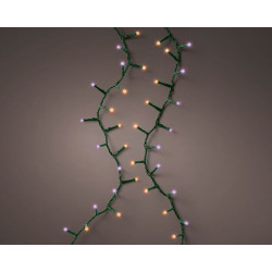 Guirlande microled compact 500l violet/or de Déco de Noël - Jardinerie Bordeaux et Libourne dans 💡Guirlande et déco électrique