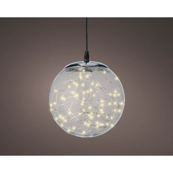 Boule microled d30 140l couleur blanc chaud de Déco de Noël - Jardinerie Bordeaux et Libourne dans 💡Guirlande et déco électrique