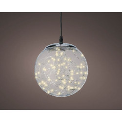 Boule microled d30 140l couleur blanc chaud de Déco de Noël - Jardinerie Bordeaux et Libourne dans 💡Guirlande et déco électrique