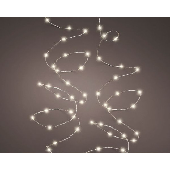 Guirlande microled 120l couleur blanc chaud de Déco de Noël - Jardinerie Bordeaux et Libourne dans 💡Guirlande et déco électrique