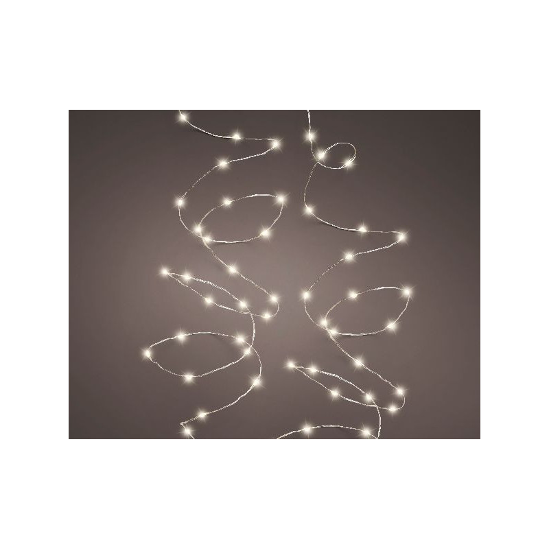 Guirlande microled 120l couleur blanc chaud de Déco de Noël - Jardinerie Bordeaux et Libourne dans 💡Guirlande et déco électrique