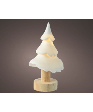 Sapin de table microled 3l blanc chaud de Déco de Noël - Jardinerie Bordeaux et Libourne dans 🍽️Décoration de table de Noël