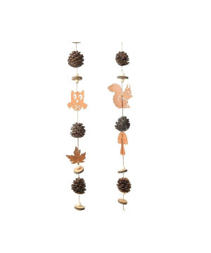Guirlande en fer effet rouille 105cm deco noël de Déco de Noël - Jardinerie Bordeaux et Libourne dans Guirlande pour sapin de...