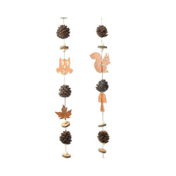 Guirlande en fer effet rouille 105cm deco noël de Déco de Noël - Jardinerie Bordeaux et Libourne dans Guirlande pour sapin de...