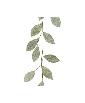 Guirlande polyester givre vert i.10cm x h.120cm de Déco de Noël - Jardinerie Bordeaux et Libourne dans Guirlande pour sapin d...