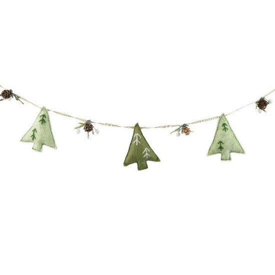 Guirlande avec pomme de pin et baies 130cm de Déco de Noël - Jardinerie Bordeaux et Libourne dans Guirlande pour sapin de Noël