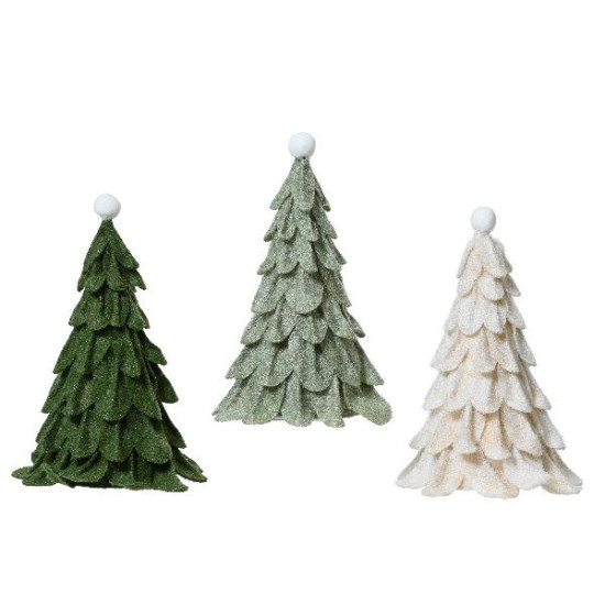 Sapin en feutrine et perles bois 3col noël 24cm de Déco de Noël - Jardinerie Bordeaux et Libourne dans 🍽️Décoration de table ...