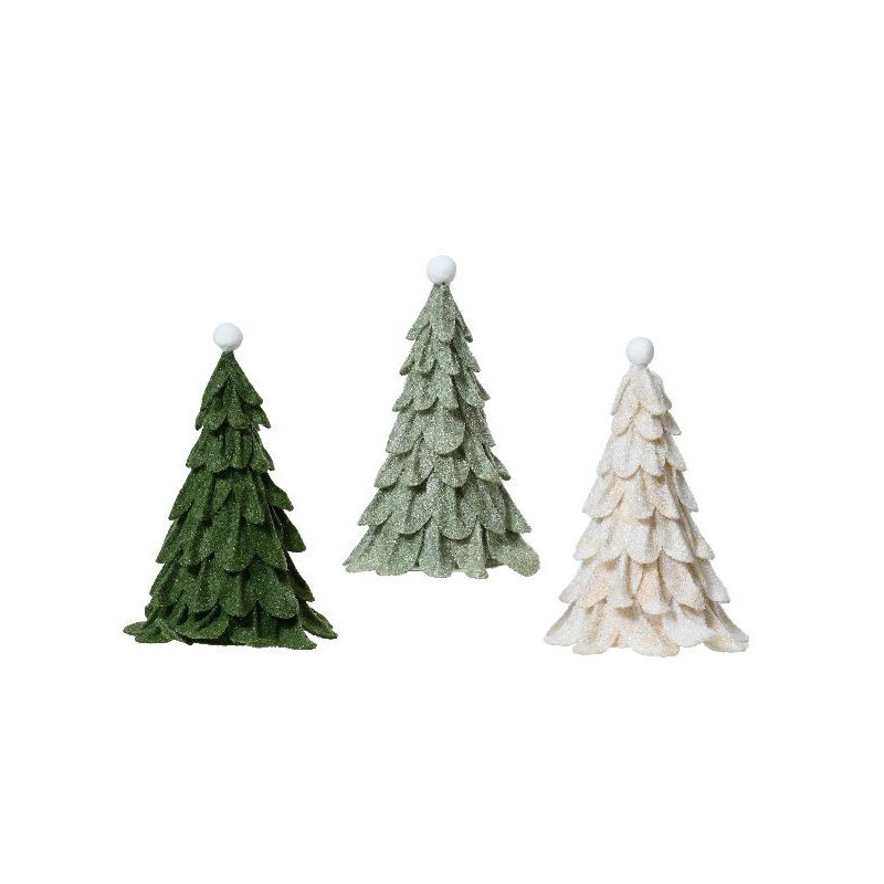 Sapin en feutrine et perles bois 3col noël 24cm de Déco de Noël - Jardinerie Bordeaux et Libourne dans 🍽️Décoration de table ...