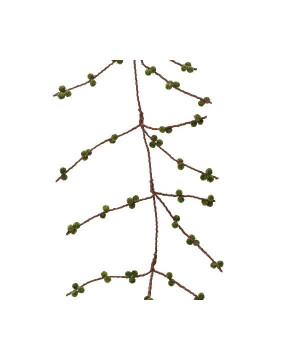 Guirlande en feutrine vert l.1cm x h.115cm de Déco de Noël - Jardinerie Bordeaux et Libourne dans Guirlande pour sapin de Noël