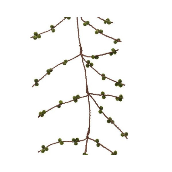 Guirlande en feutrine vert l.1cm x h.115cm de Déco de Noël - Jardinerie Bordeaux et Libourne dans Guirlande pour sapin de Noël
