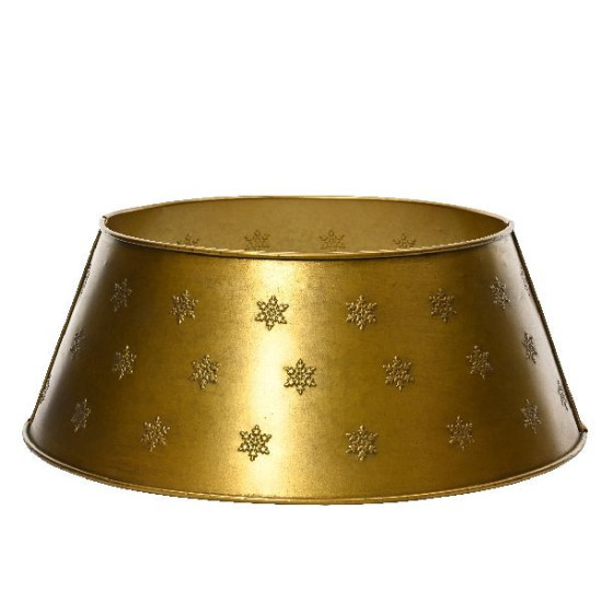 Cache-pied pr sapin fer or antique d57cmxh.25cm de Déco de Noël - Jardinerie Bordeaux et Libourne dans 🎄Déco de sapin