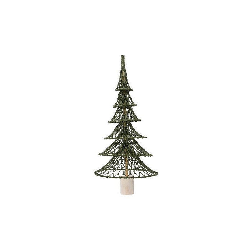 Sapin de coton polyester à pied vert h.110cm de Déco de Noël - Jardinerie Bordeaux et Libourne dans 🌲Sapin de Noël artificiel