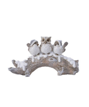 Branche polyresine avec paillette et oiseaux de Déco de Noël - Jardinerie Bordeaux et Libourne dans 🍽️Décoration de table de ...
