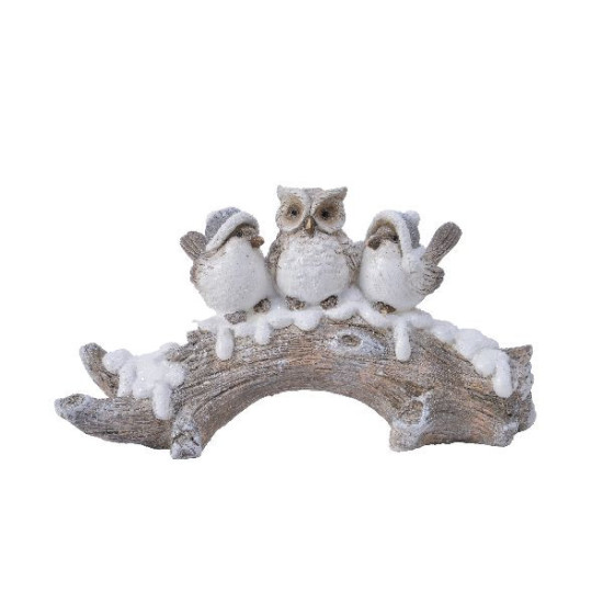 Branche polyresine avec paillette et oiseaux de Déco de Noël - Jardinerie Bordeaux et Libourne dans 🍽️Décoration de table de ...