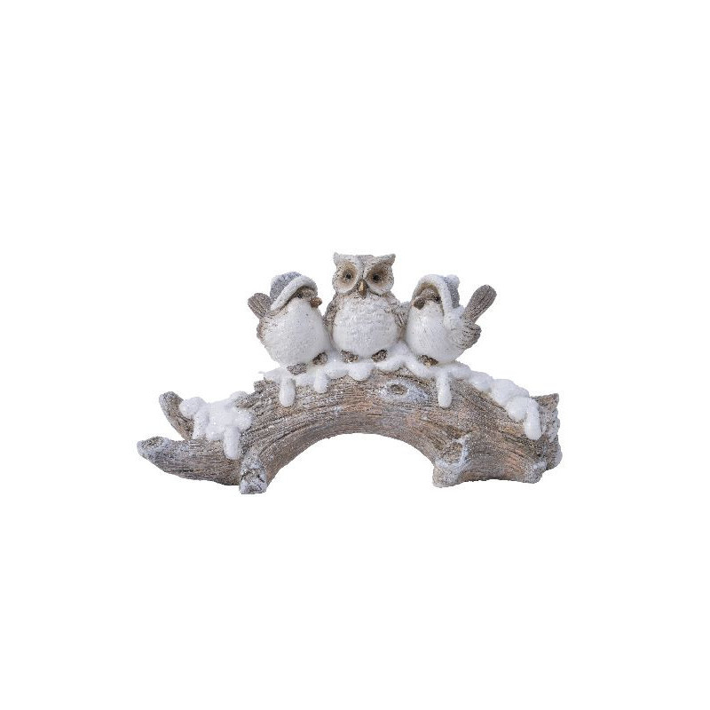 Branche polyresine avec paillette et oiseaux de Déco de Noël - Jardinerie Bordeaux et Libourne dans 🍽️Décoration de table de ...