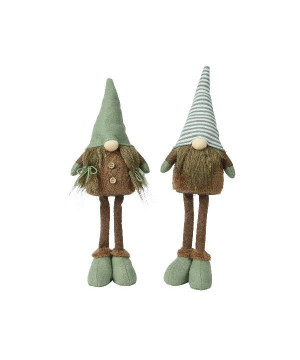 Gnome polyester gnome vert/couleur(s) 50cm de Déco de Noël - Jardinerie Bordeaux et Libourne dans 🎅Figurine de Noël