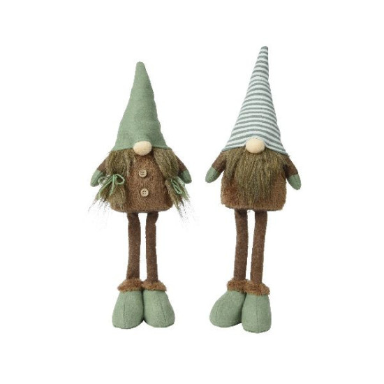 Gnome polyester gnome vert/couleur(s) 50cm de Déco de Noël - Jardinerie Bordeaux et Libourne dans 🎅Figurine de Noël
