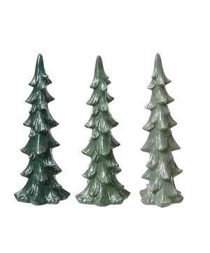 Sapin en terre cuite vert 36.6cm de Déco de Noël - Jardinerie Bordeaux et Libourne dans 🍽️Décoration de table de Noël