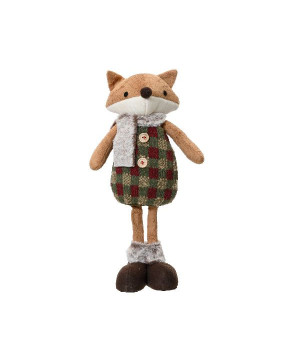 Renard en polyester renard vert/couleur de Déco de Noël - Jardinerie Bordeaux et Libourne dans 🎅Figurine de Noël