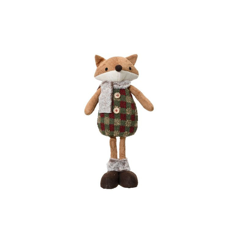 Renard en polyester renard vert/couleur de Déco de Noël - Jardinerie Bordeaux et Libourne dans 🎅Figurine de Noël