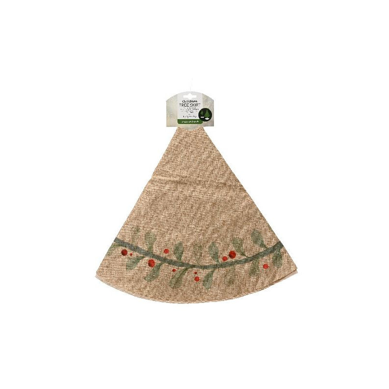 Jupe de sapin polyester naturel dia90cm x h.1cm de Déco de Noël - Jardinerie Bordeaux et Libourne dans 🎄Déco de sapin