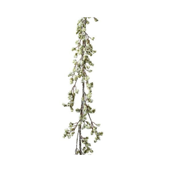Guirlande en mousse glace vert 130cm deco noël de Déco de Noël - Jardinerie Bordeaux et Libourne dans Guirlande pour sapin de...