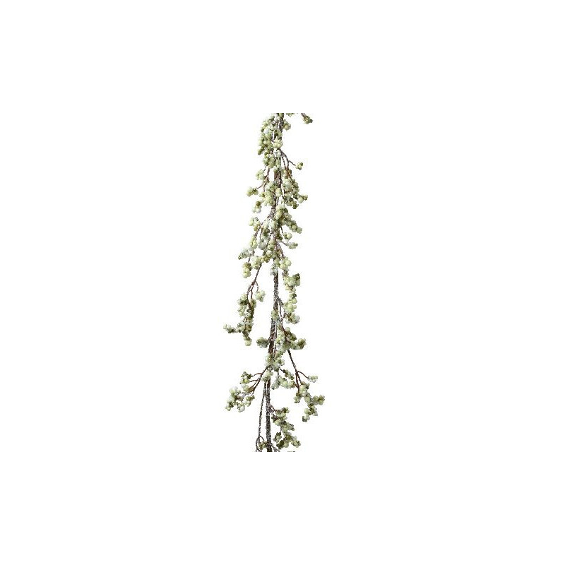 Guirlande en mousse glace vert 130cm deco noël de Déco de Noël - Jardinerie Bordeaux et Libourne dans Guirlande pour sapin de...