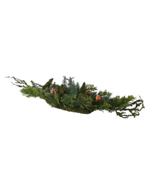 Guirlande de champignons et paillette vert noël de Déco de Noël - Jardinerie Bordeaux et Libourne dans Guirlande pour sapin d...