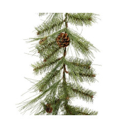 Guirlande intérieur branhce vert l180cm x h10cm de Déco de Noël - Jardinerie Bordeaux et Libourne dans Guirlande pour sapin d...