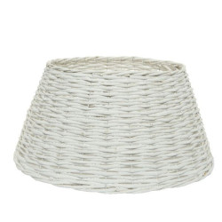 Cache-pied pour sapin blanc dia57cm x h.28cm de Déco de Noël - Jardinerie Bordeaux et Libourne dans 🎄Déco de sapin
